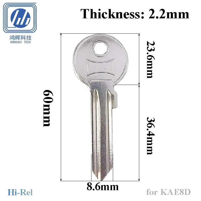 Home Security Door - 5-100Pcs for Kale KAE8D Blank Key