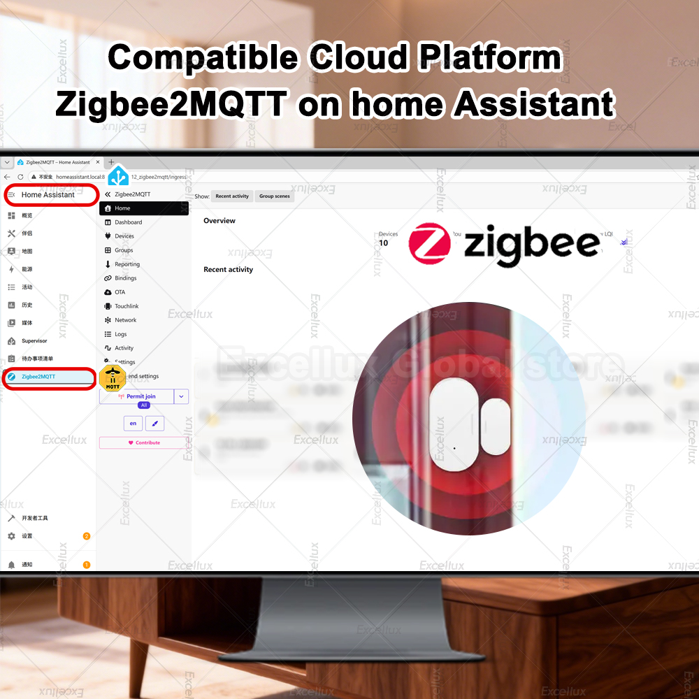 Zigbee 3.0 Door Window Sensor  - Home Security Door 评论和价格
