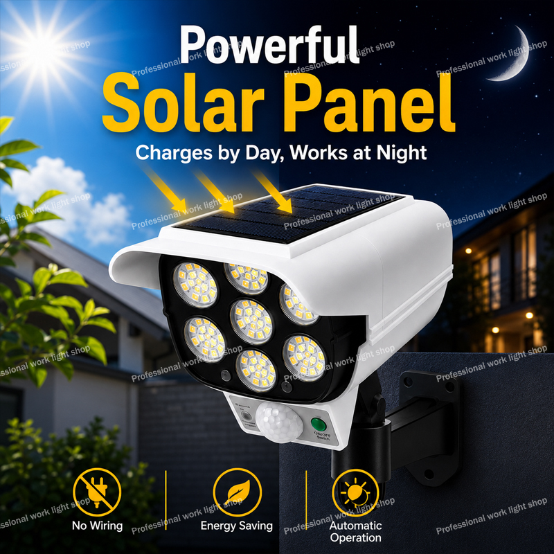 77 LED Solar Dummy Security Ca - Home Security Yard Sensors 评论和价格