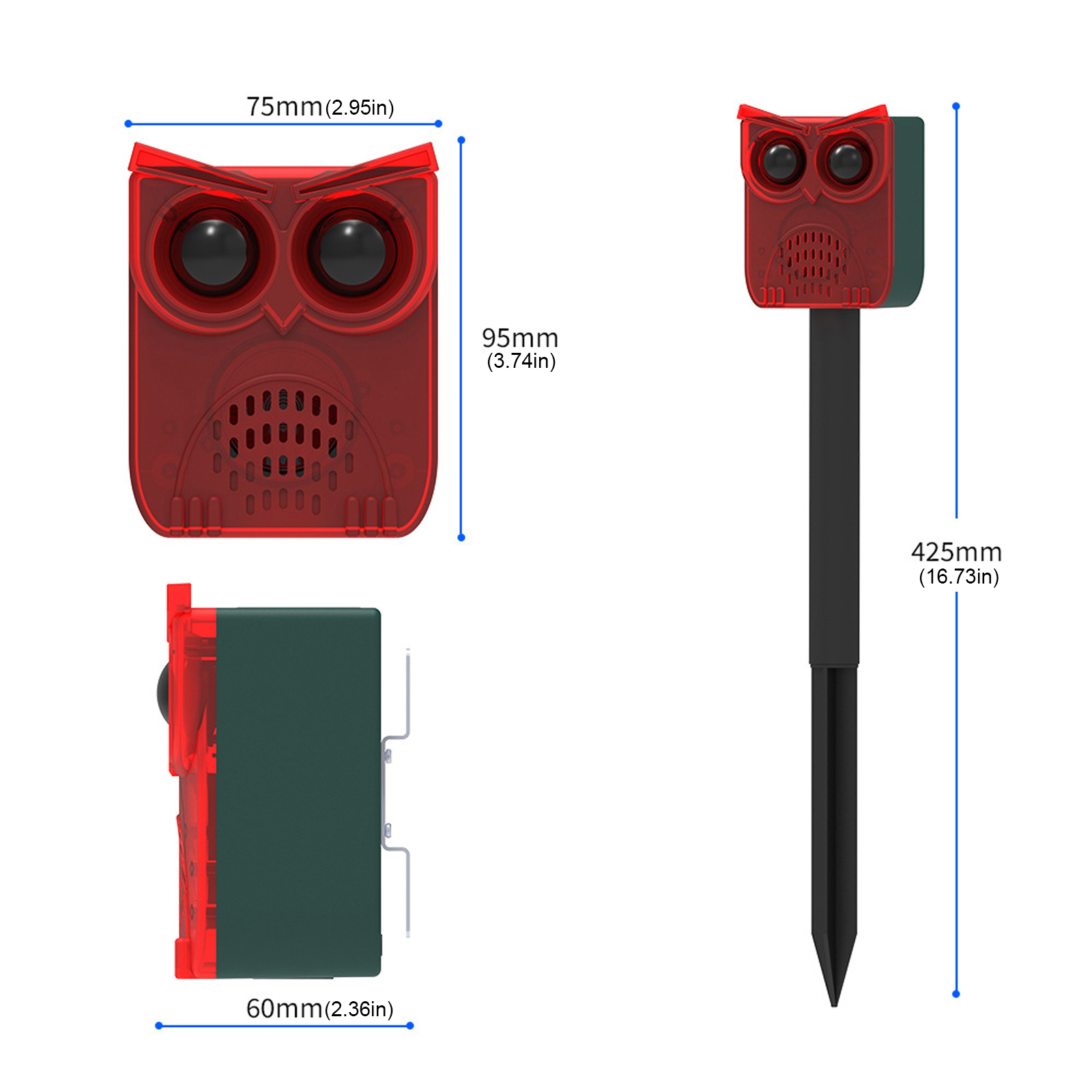 1-3PCS Solar Alarm Motion Sens - Home Security Yard Sensors 评论和价格
