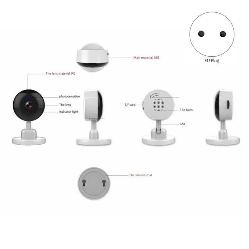 Essential Indoor Wifi Tuya Cam - Home Security Indoor Cameras 评论和价格