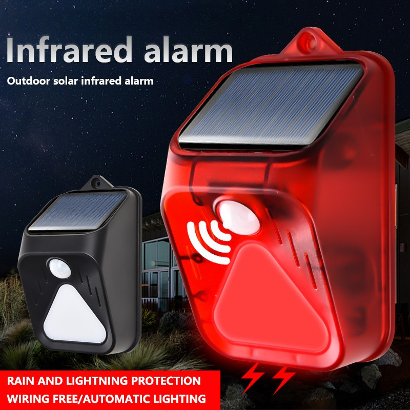 Solar Powered Waterproof Alarm - Home Security Yard Sensors 评论和价格