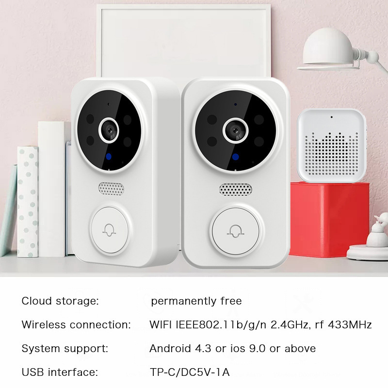 Tuya WIFI Doorbell Smart Home  - Home Security Indoor Cameras 评论和价格