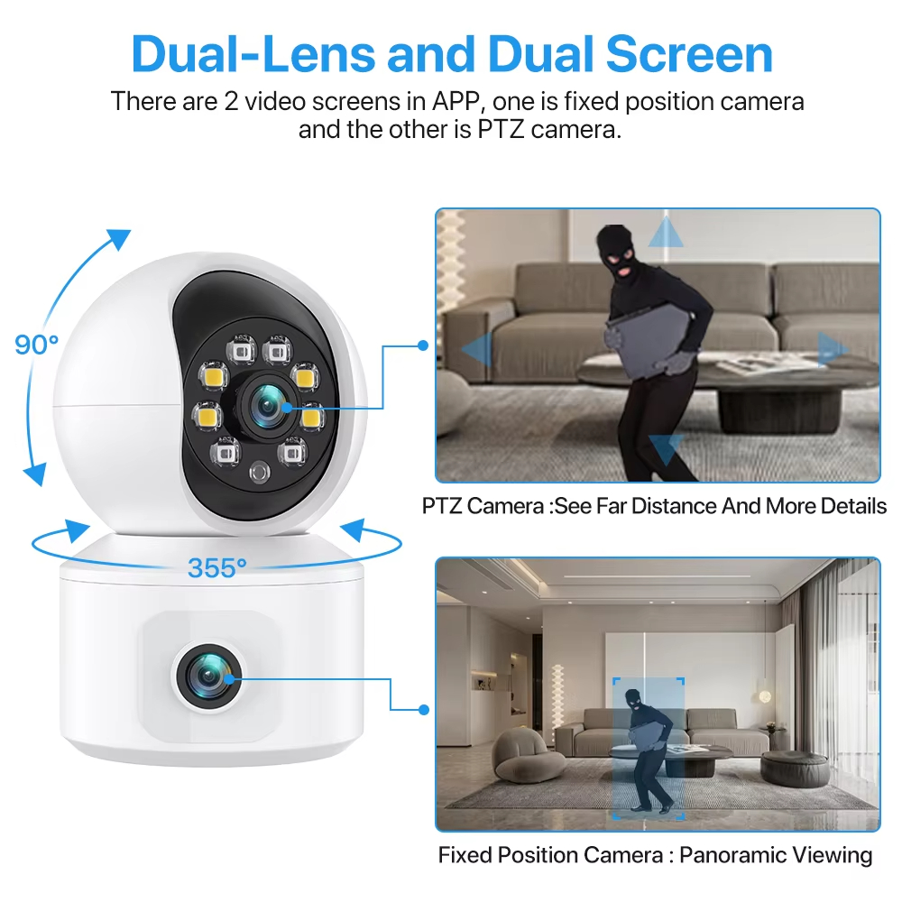 6MP ICSEE WiFi IP Camera Dual  - Home Security Prices 评论和价格