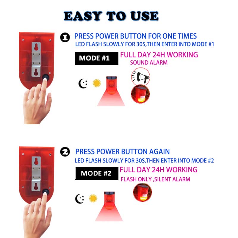 Portable Solar Infrared Motion - Home Security Yard Sensors 评论和价格