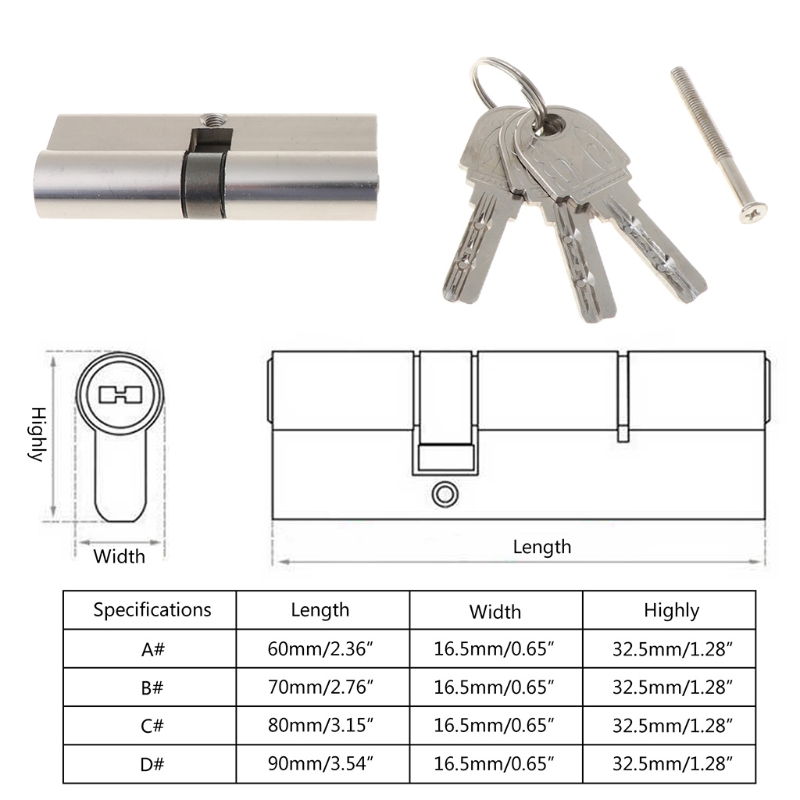 Keyed Entry Door Lock Cylinder - Home Security Door 评论和价格