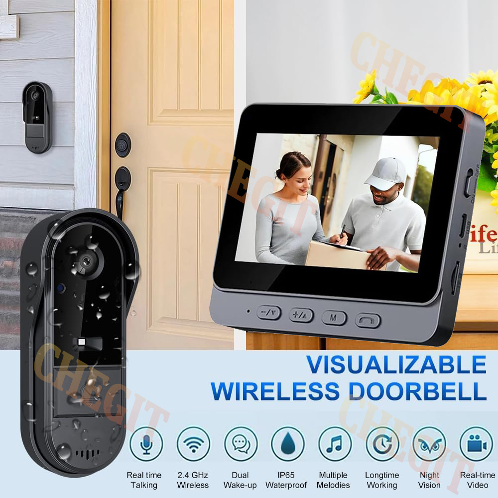 Wireless Wifi Doorbell Camera  - Home Security Prices 评论和价格