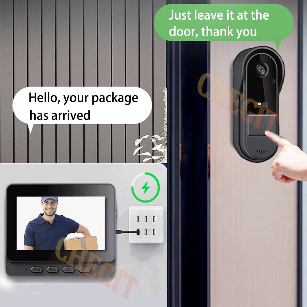 Wireless Wifi Doorbell Camera  - Home Security Prices 评论和价格