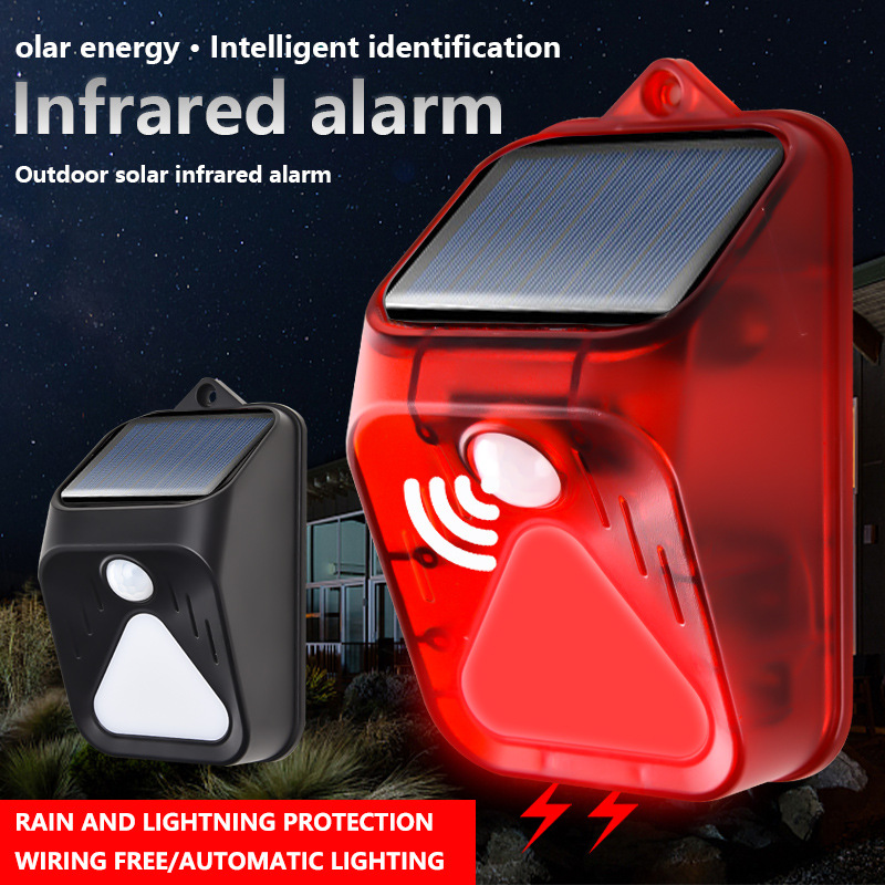 Waterproof Solar Powered Alarm - Home Security Yard Sensors 评论和价格