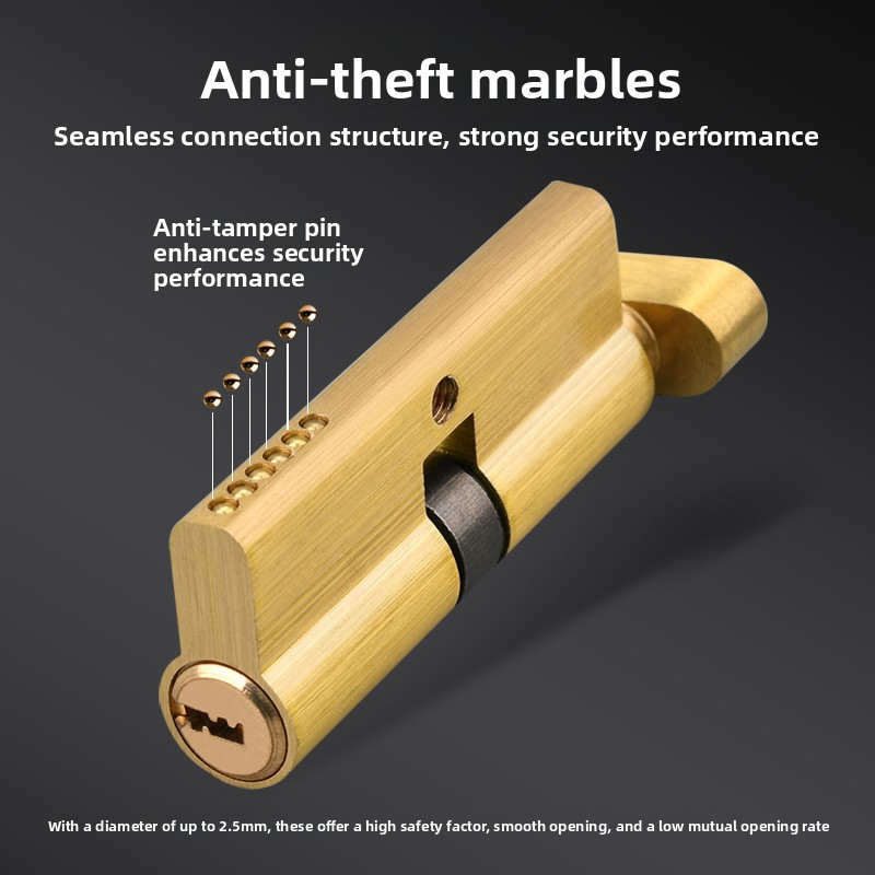 Door Cylinder Lock Biased 70mm - Home Security Door 评论和价格