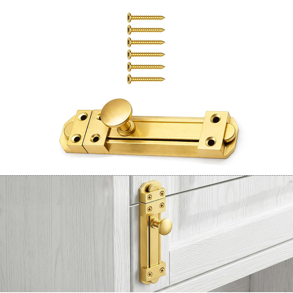 5 Inch Solid Brass Sliding Doo - Home Security Door 评论和价格