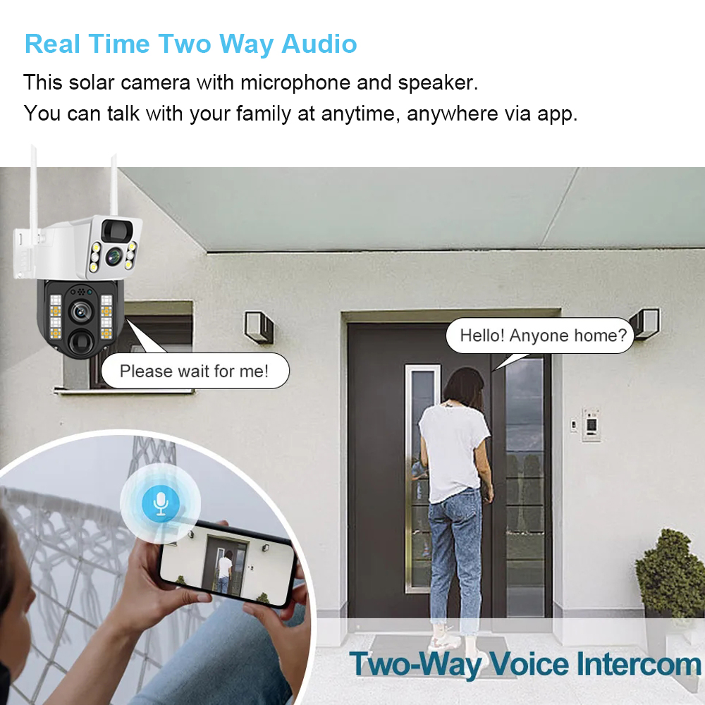 WiFi/4G Solar Camera IP CCTV S - Home Security Indoor Cameras 评论和价格