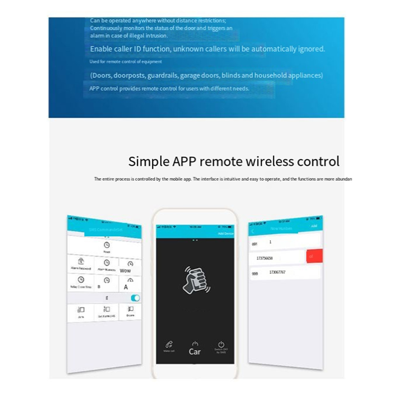 B04C-RTU5024 GSM Door Opener R - Home Security Door 评论和价格