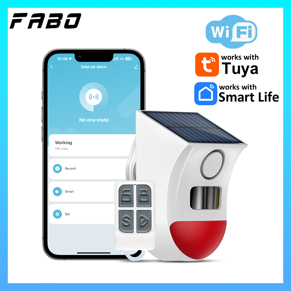 Tuya WiFi Solar Motion Sensor  - Home Security Yard Sensors 评论和价格