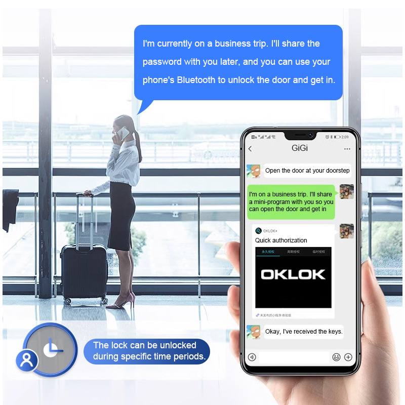 Intelligent Padlock Hang Desig - Home Security Door 评论和价格