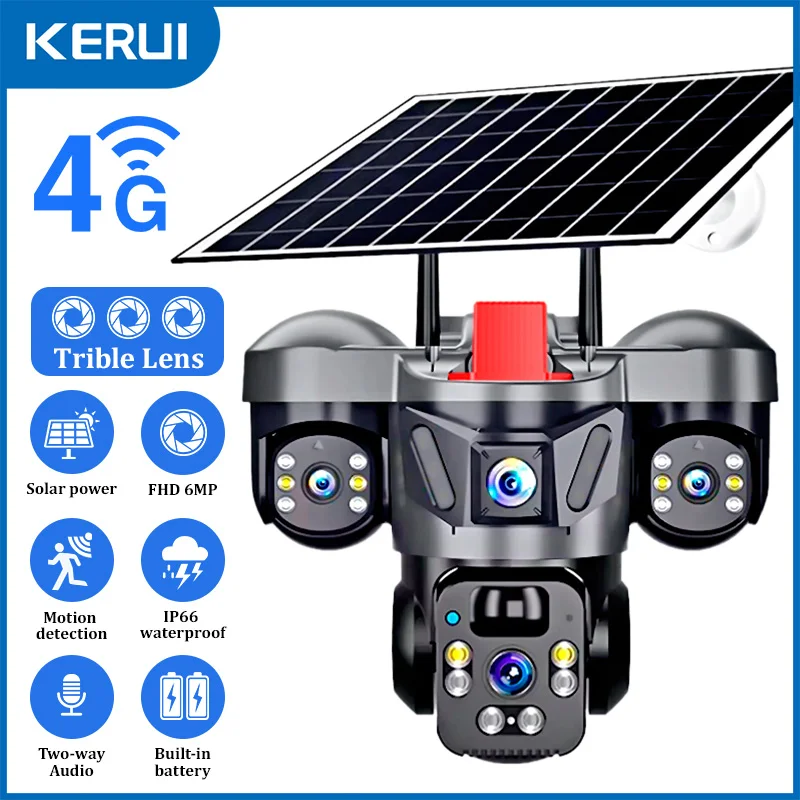 KERUI V380 Pro Outdoor PTZ 6MP - Home Security Indoor Cameras 评论和价格