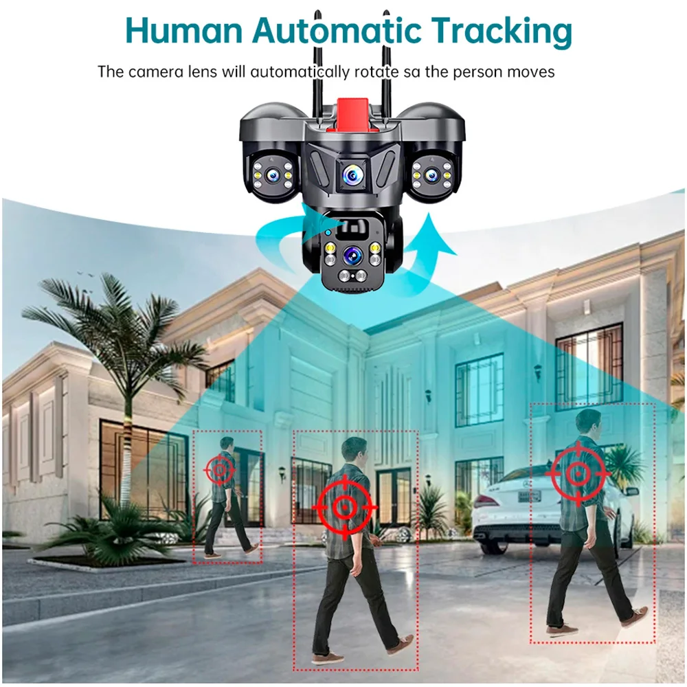 KERUI V380 Pro Outdoor PTZ 6MP - Home Security Indoor Cameras 评论和价格