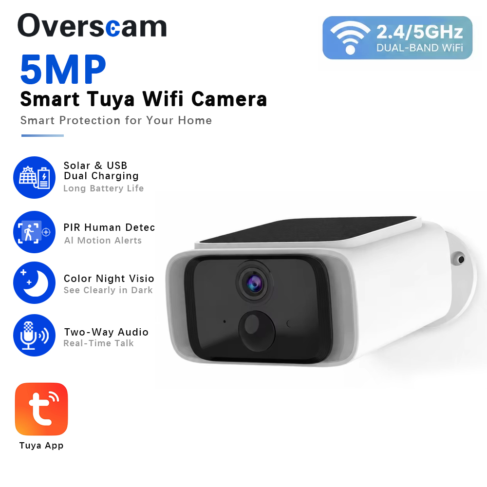 Tuya 5MP Solar Security Camera - Home Security Prices 评论和价格