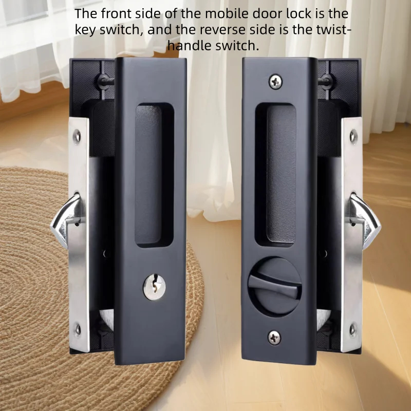 Heavy-Duty Black Sliding Door  - Home Security Door 评论和价格